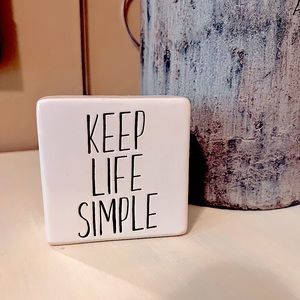 Home Decor, Clean Aesthetic table/Shelf accent